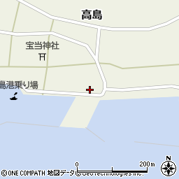 佐賀県唐津市高島115-2周辺の地図