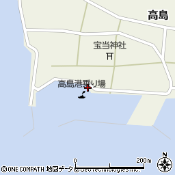 高島港旅客船ターミナル（唐津市）周辺の地図