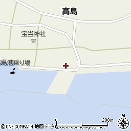 佐賀県唐津市高島416-1周辺の地図