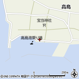 佐賀県唐津市高島643-3周辺の地図