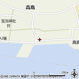佐賀県唐津市高島73-1周辺の地図
