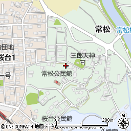 福岡県筑紫野市常松342周辺の地図
