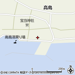 佐賀県唐津市高島432-3周辺の地図