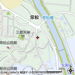 福岡県筑紫野市常松201周辺の地図