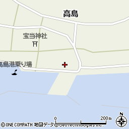 佐賀県唐津市高島671周辺の地図