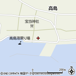 佐賀県唐津市高島436周辺の地図