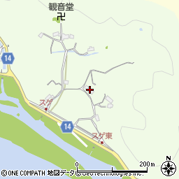 高知県高知市春野町西畑1682周辺の地図