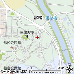 福岡県筑紫野市常松262周辺の地図