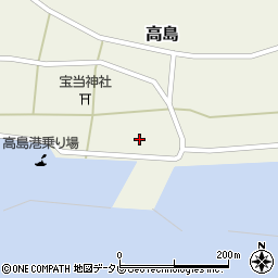 佐賀県唐津市高島431周辺の地図