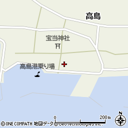 佐賀県唐津市高島437周辺の地図