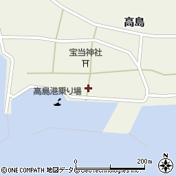 佐賀県唐津市高島518周辺の地図