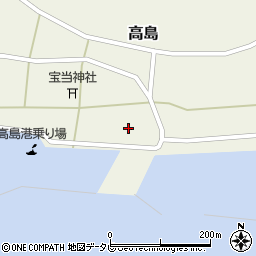 佐賀県唐津市高島418周辺の地図