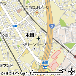 福岡県筑紫野市永岡1063周辺の地図