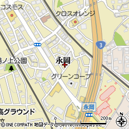 福岡県筑紫野市永岡1479周辺の地図