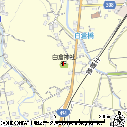 白倉神社周辺の地図