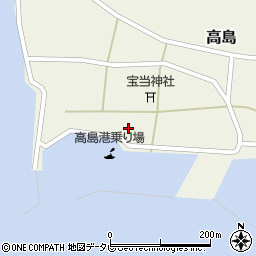 佐賀県唐津市高島644周辺の地図