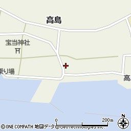 佐賀県唐津市高島74周辺の地図