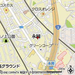 福岡県筑紫野市永岡1478周辺の地図