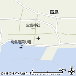 佐賀県唐津市高島438周辺の地図