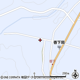 大分県宇佐市院内町香下1484周辺の地図