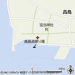佐賀県唐津市高島643周辺の地図