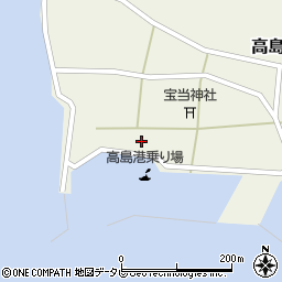 佐賀県唐津市高島647周辺の地図