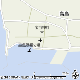 佐賀県唐津市高島610周辺の地図