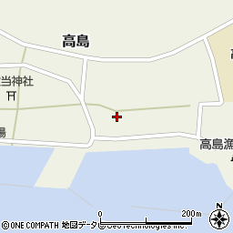 佐賀県唐津市高島64周辺の地図