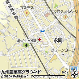 福岡県筑紫野市永岡1498周辺の地図