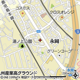 福岡県筑紫野市永岡1490周辺の地図