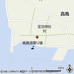 佐賀県唐津市高島642周辺の地図