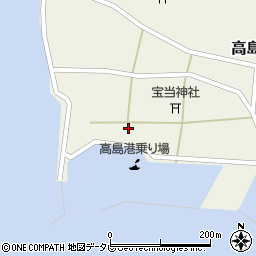 佐賀県唐津市高島648周辺の地図