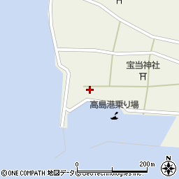 佐賀県唐津市高島677周辺の地図