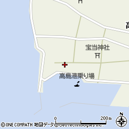 佐賀県唐津市高島675周辺の地図