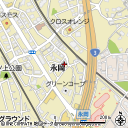 福岡県筑紫野市永岡1473周辺の地図