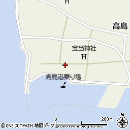 佐賀県唐津市高島551周辺の地図