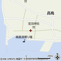佐賀県唐津市高島615周辺の地図