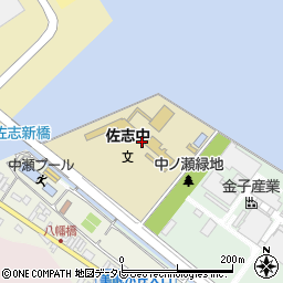 唐津市立佐志中学校周辺の地図