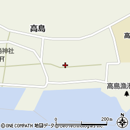 佐賀県唐津市高島87周辺の地図