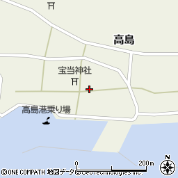 佐賀県唐津市高島454周辺の地図