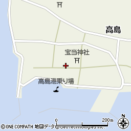 佐賀県唐津市高島640周辺の地図