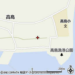 佐賀県唐津市高島92周辺の地図