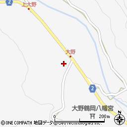 大分県中津市耶馬溪町大字大野671周辺の地図