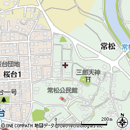 福岡県筑紫野市常松303-3周辺の地図