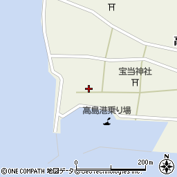 佐賀県唐津市高島696周辺の地図