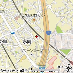 福岡県筑紫野市永岡1037周辺の地図