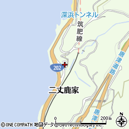 福岡県糸島市二丈鹿家2465周辺の地図