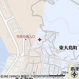 佐賀県唐津市東大島町21周辺の地図