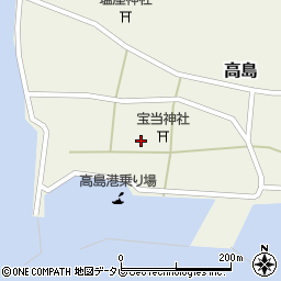 佐賀県唐津市高島632周辺の地図