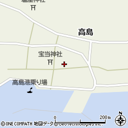 佐賀県唐津市高島443周辺の地図